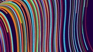 Colorful lines graphic